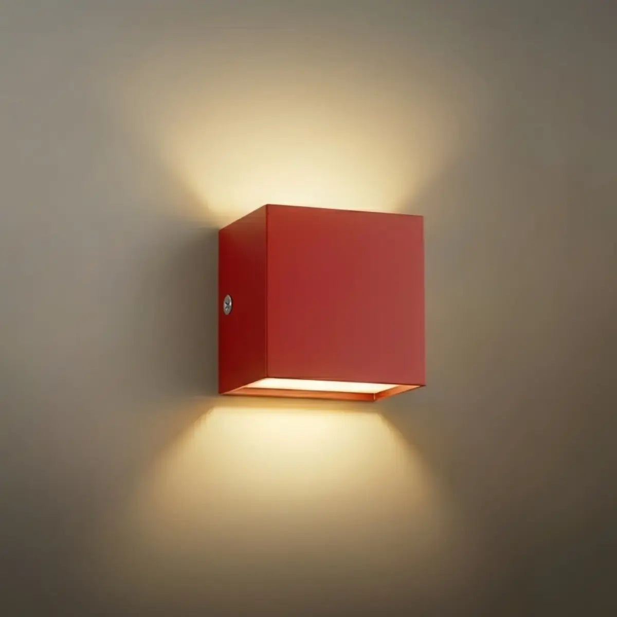 Morandia Modern Square Metal Wall Lamp - 6 Colors